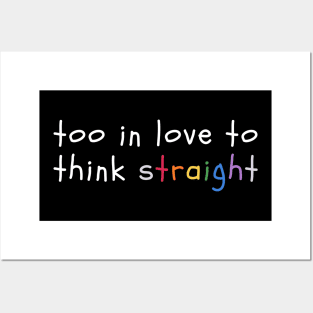 too in love to think straight - wonderland Posters and Art